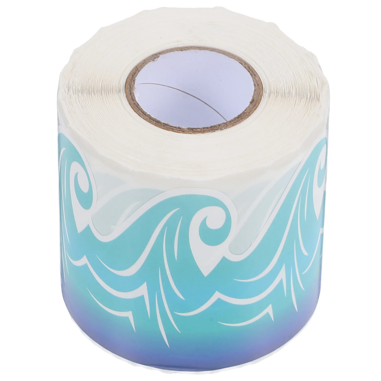 

1 Roll Bulletin Board Trim Gradient Color Decorative Stickers Blackboard Decor Waterproof Adhesive Cartoon Border Trim Stickers