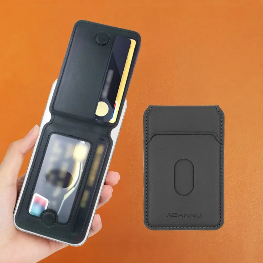 

Кошелек для Magsafe, держатель для телефона, карты, безопасная противоугонная подставка для кошелька, кожаные аксессуары для iPhone 16, 15, 14, 13, Pro Max