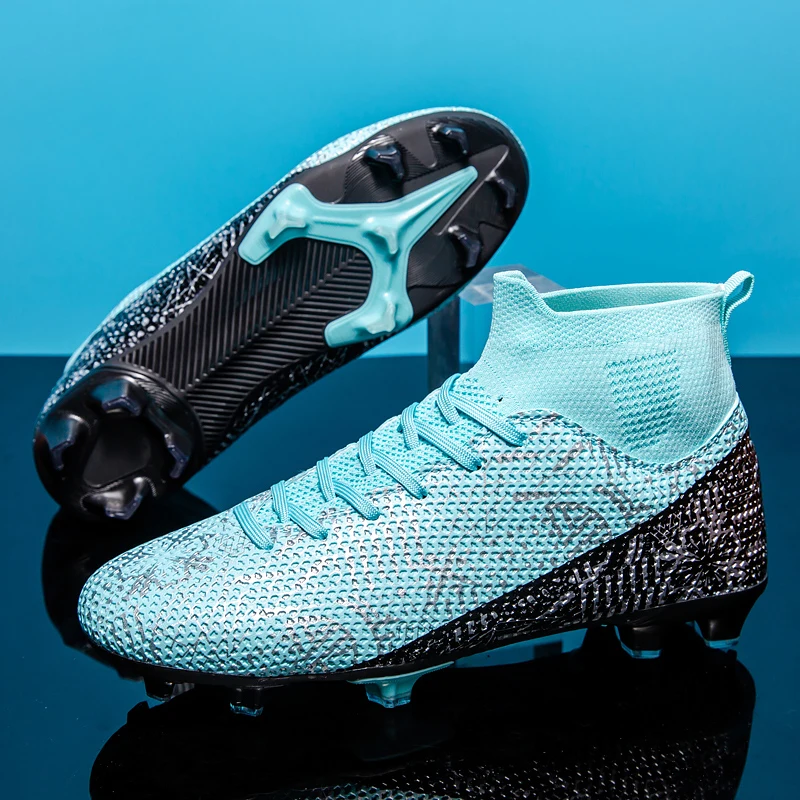 Unisex Adult Grass Training Soccer Cleats Light Flexible Solid Synthetic Upper Non Slip Stylish Daily Sports Shoes