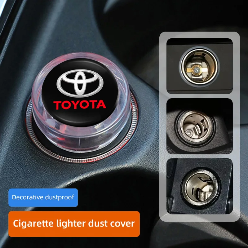 

Автомобильный прикуриватель, водонепроницаемый пылезащитный чехол, аксессуары для Toyota Corolla Yaris Voxy Prius Rav4 Hilux Vellfire Camry Aygo