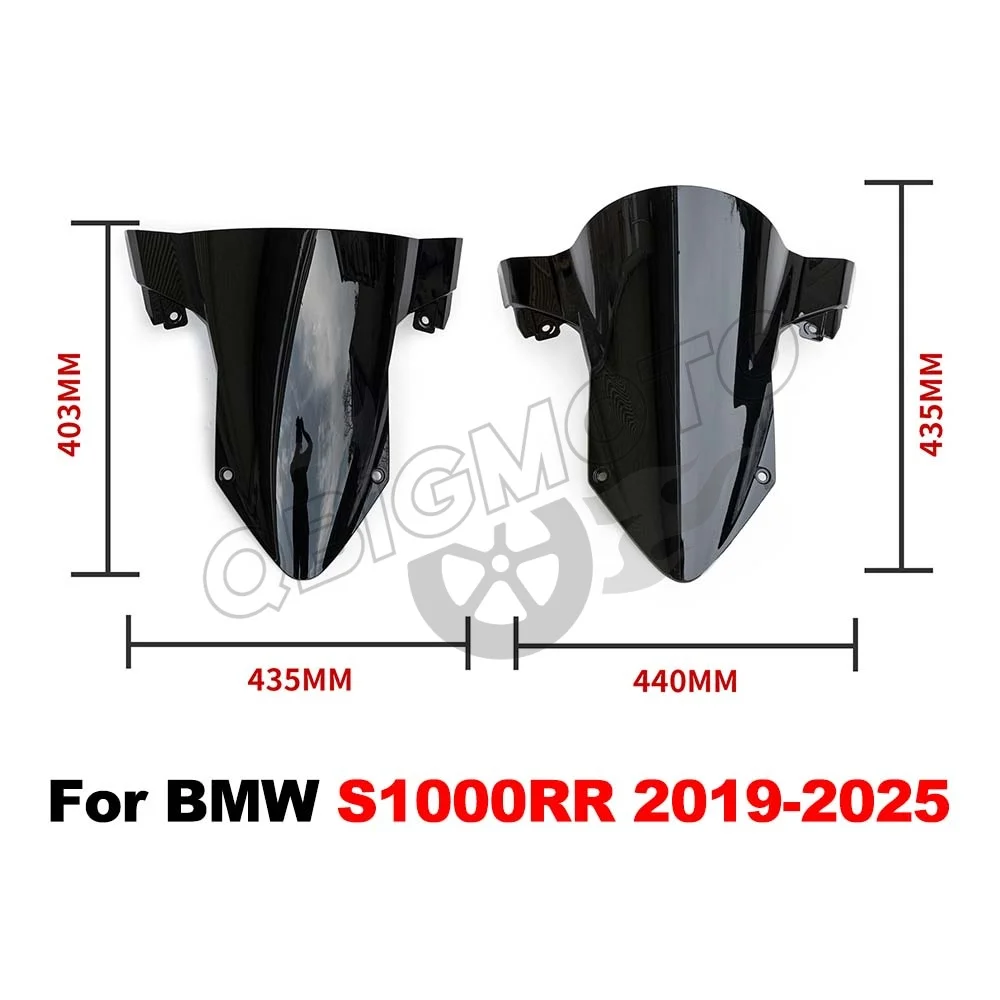 Motorcycle See-through Windshield Front Windscreen For BMW S1000RR S 1000 RR S1000-RR 2025 2024 2023 2022 2021 2020 2019