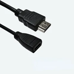 20cm przedłużacz kompatybilny z HDMI męski na żeński wersja 1.4 przedłużacz kabla adaptera wideo HDMI o wysokiej rozdzielczości