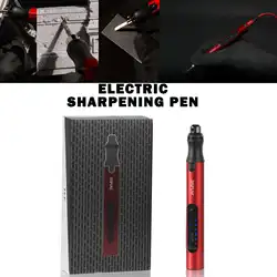 DSPIAE ES-P Portable Électrique Affûtage/Ponceuse Stylo Outil Électrique Rouge Noir Stylo Type Mini Ponceuse Affû70.2023 Nouveau