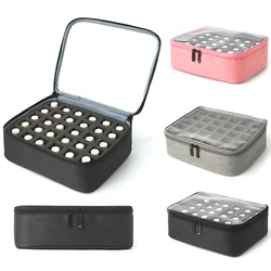 30Bottles Nail Polish Storage Bag Multi-color Portable Hand-held Large Essential Oil Bag Cosmetic Bag Nail Care Tool Storage Box
