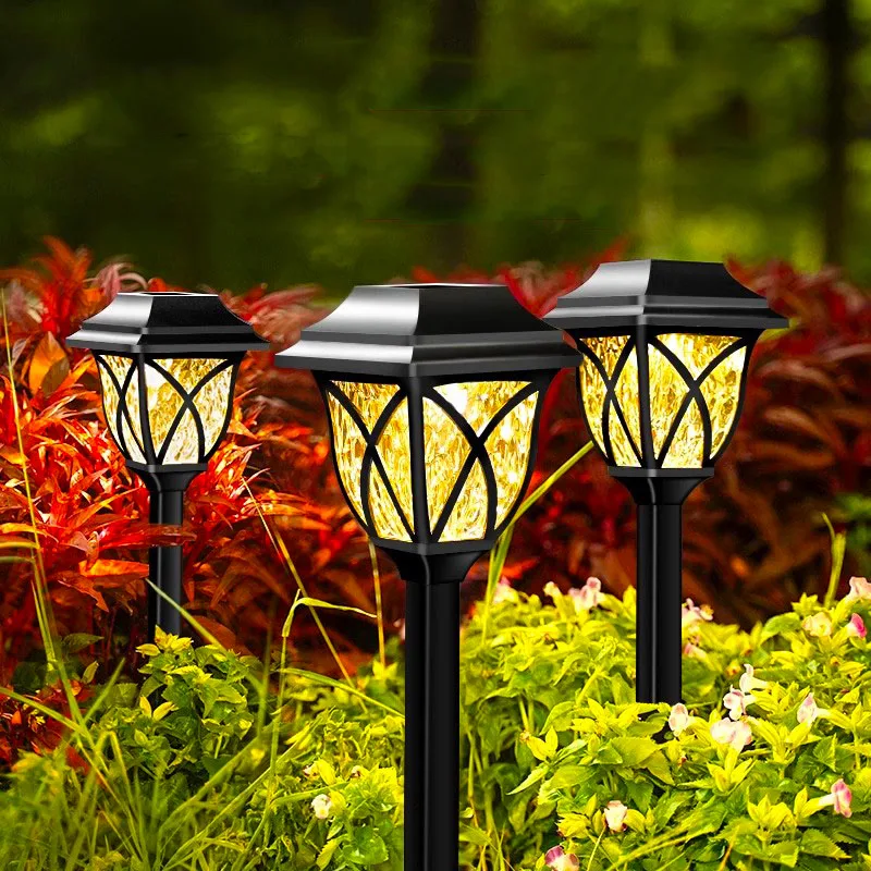 

Solar Garden Lights LED Solar Pathway Lights Outdoor IP65 Waterproof Landscape Lighting Backyard Patio Yard Walkway Driveway