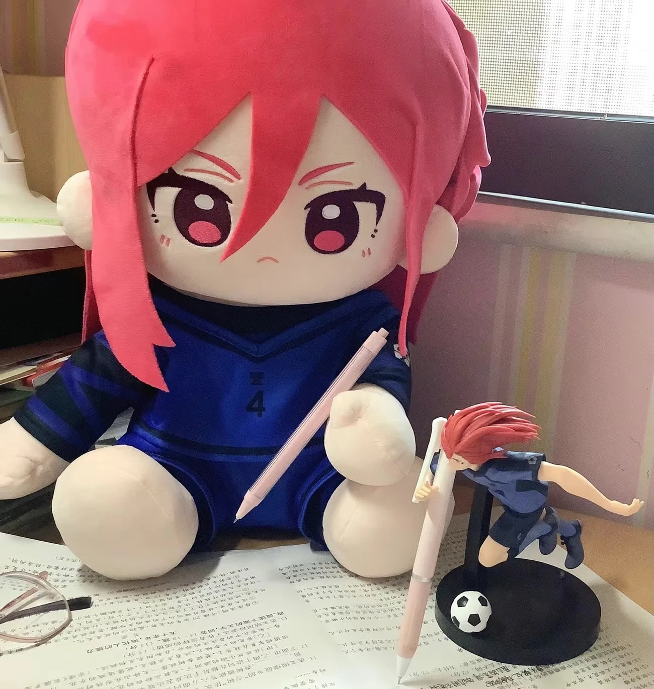 Original Blue Lock Plush Toy Bachira Meguru Plush Nagi Seishiro Mikage Reo Chigiri Hyoma Stuffed Plush Cartoon Cotton Doll Gift