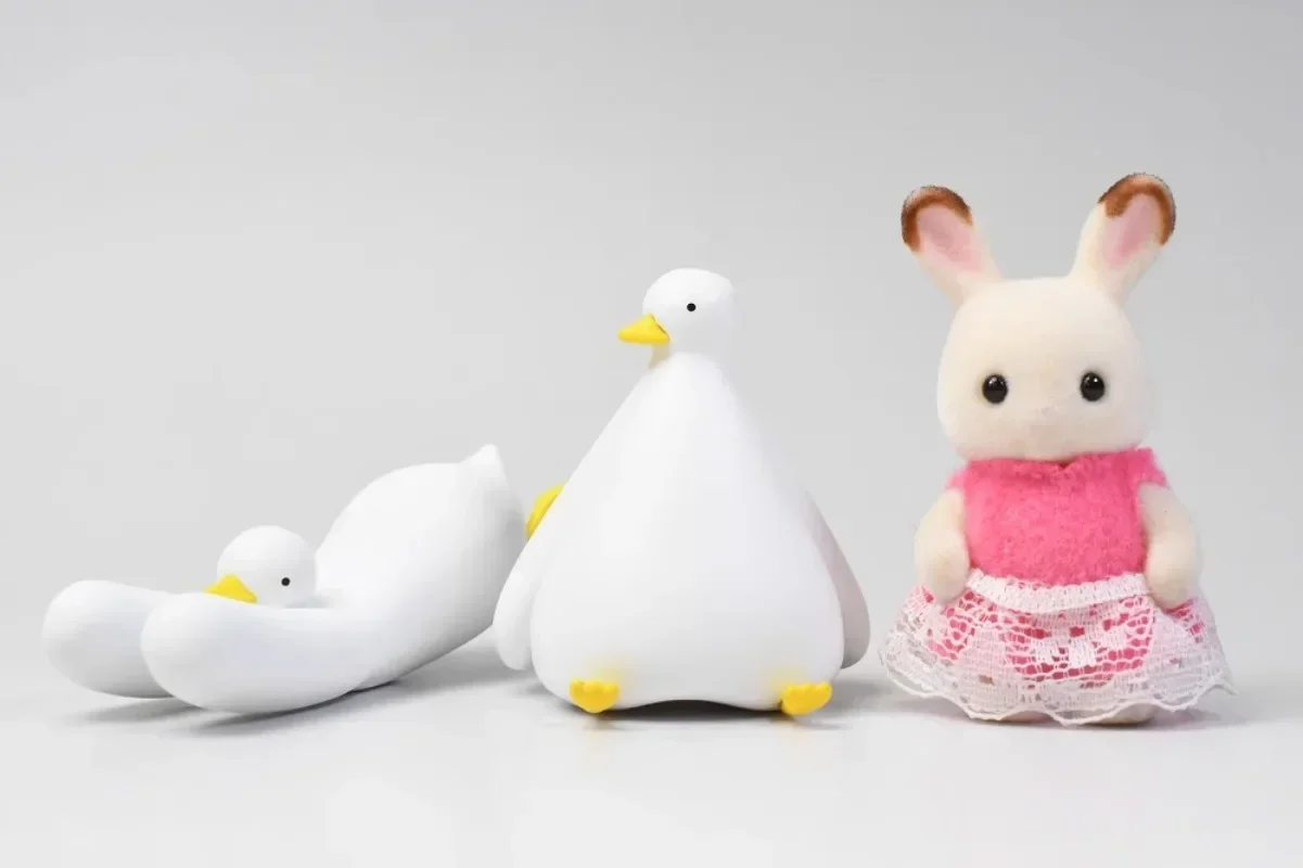 SO-TA Original Gashapon Kawaii Cute Anime Ahiru Life Big Fat Duck's Daily Action Figure Duck Capsule Toys Models Gift