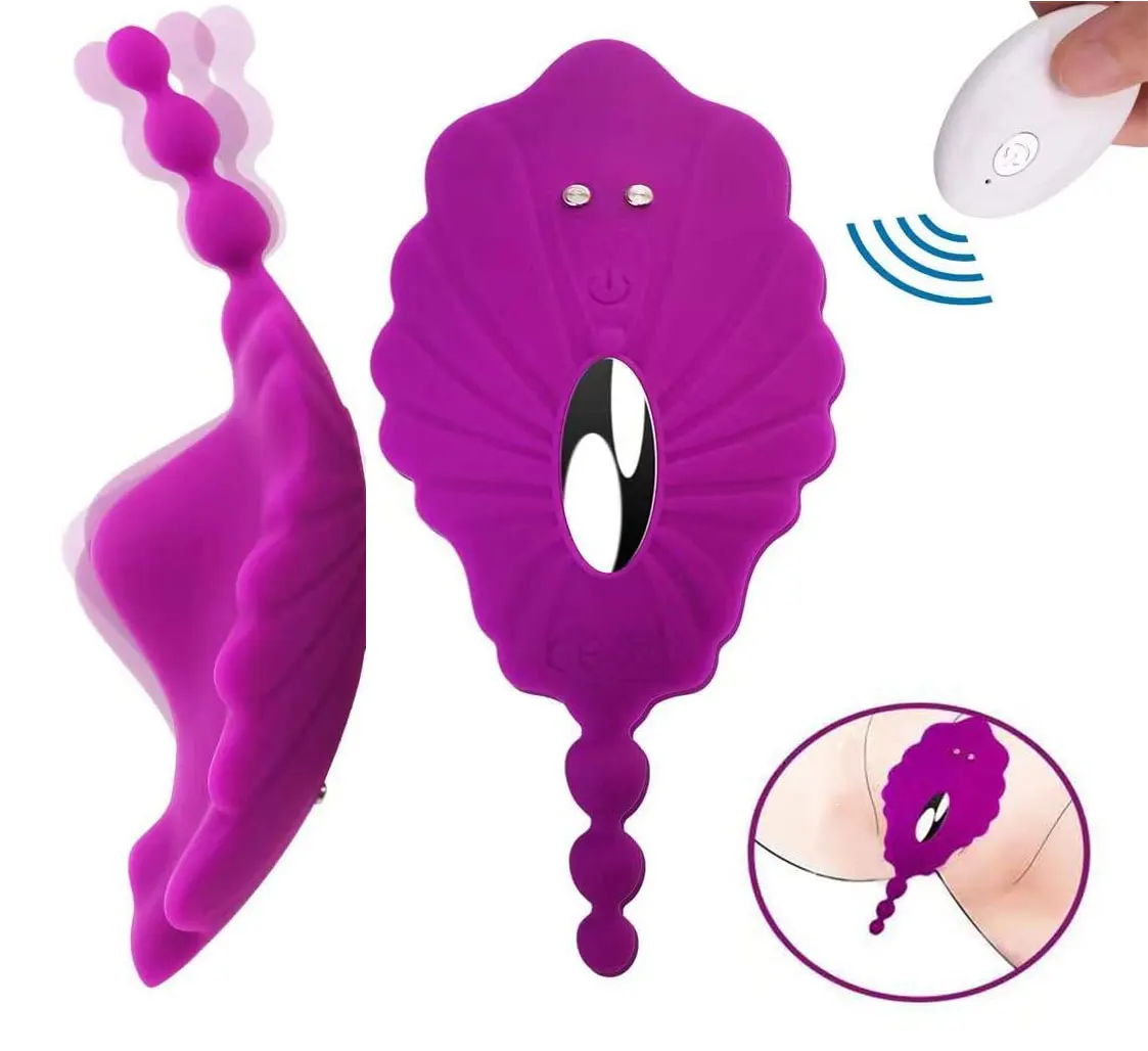 สวมใส่ผีเสื้อกางเกงไร้สายVibratorสําหรับผู้หญิงG Spot Clitoris Stimulatorรักไข่หญิงMasturbationของเล่นสําหรับผู้ใหญ่