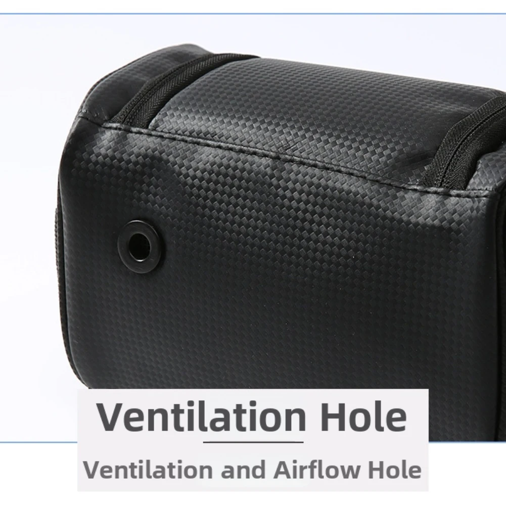 

Waterproof Ski Glasses Bag Ski Glasses Black,silver Ski Glasses Bag Waterproof Leather Sponge Interlayer Zipper Closure