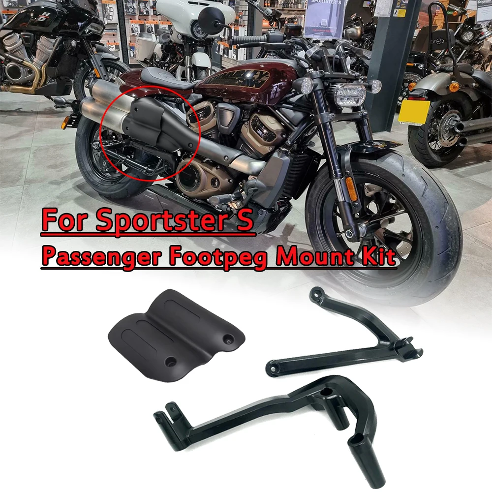 

For Sportster S Passenger Footrest Mounting Kit HD 1250 RH1250 RH 1250 sportster s Rear Seat Footrest Bracket 2021-2022