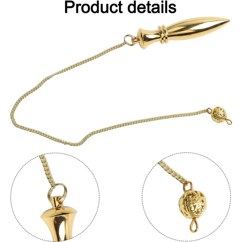 【NEWLY】Copper For Water Mineral Detection Brass Divining Rod Kit Walnut Handle Dowsing Rods Pendulum Metal Detecting Tool Set