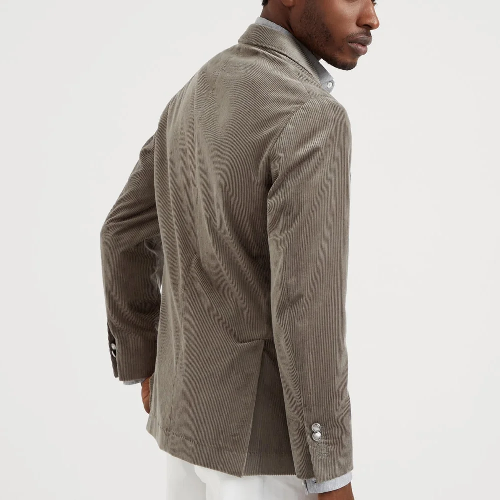 Fashion Suit Collar Suits Two Buttons Coat Corduroy Men's Jacket Casual Men's Jackets Blazers for Man Male Blazer Clothing