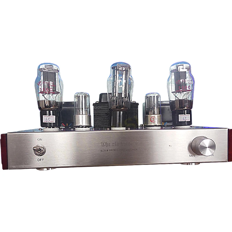 AIYIMA SMSL 6N9P and tube Push 350C Single ended Class A Vacuum Tube Amplifier Pure Handmade 12W 2.0 5Z3P Rectifier Amplifier