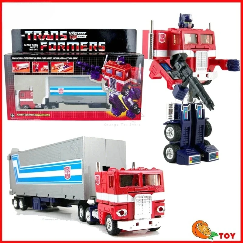 Auf Lager Transformers Spielzeug US-Version G1 84-86 KO Optimus Prime Modell Roboter Sammlerfigur Spielzeug Geschenk Hobby
