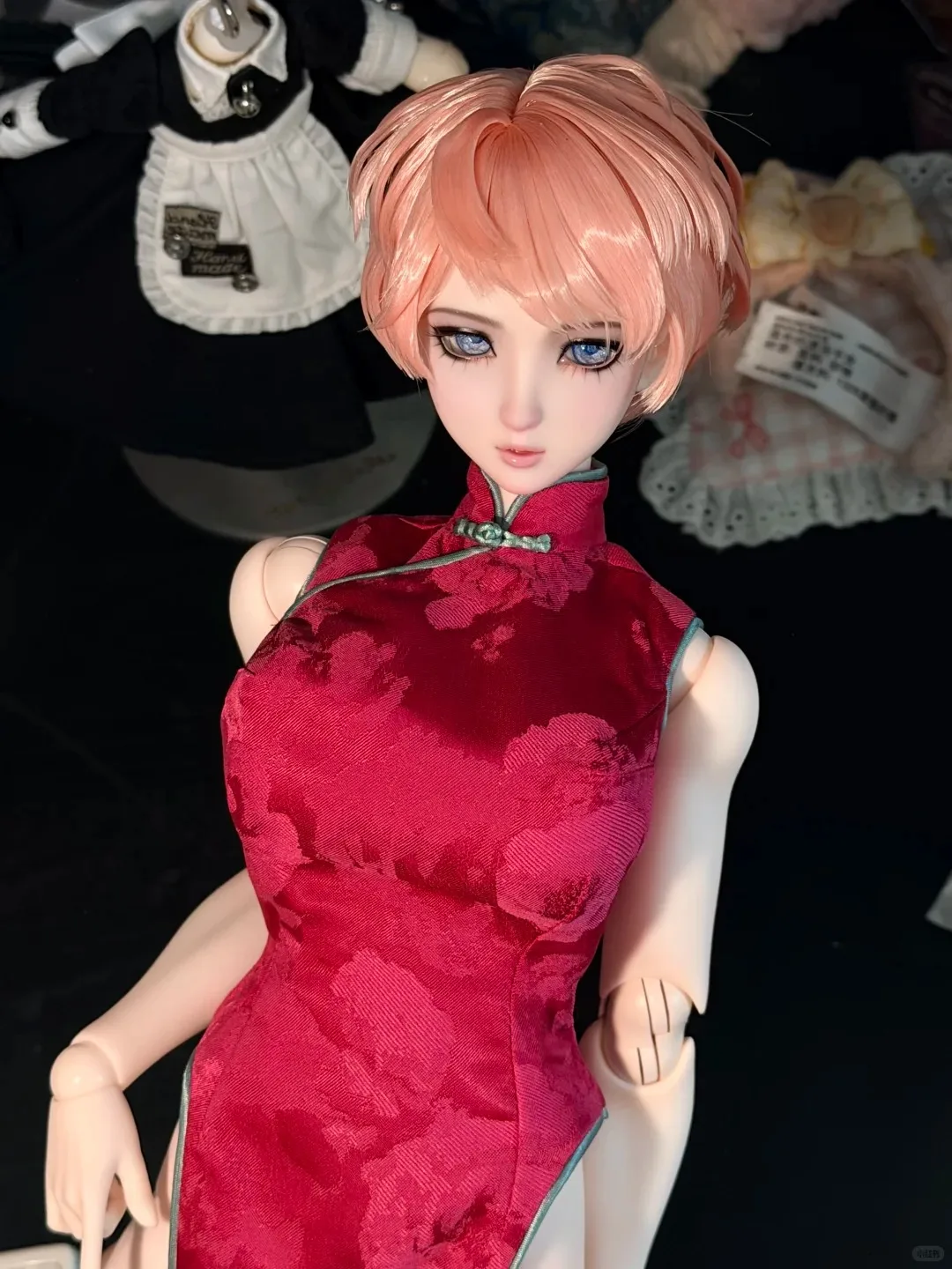 1/4 Scale Linglan SD BJD Doll Head angelphili Cute Beautiful Resin Collectible High Quality Collectors Item for Doll Enthusiasts