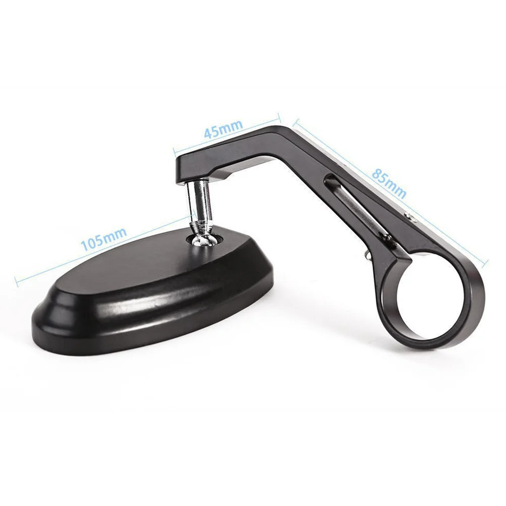 

1 пара мотоциклетных алюминиевых зеркал заднего вида, боковое зеркало на руле, простая установка, аксессуар для мотоцикла, аксессуар для мотоцикла