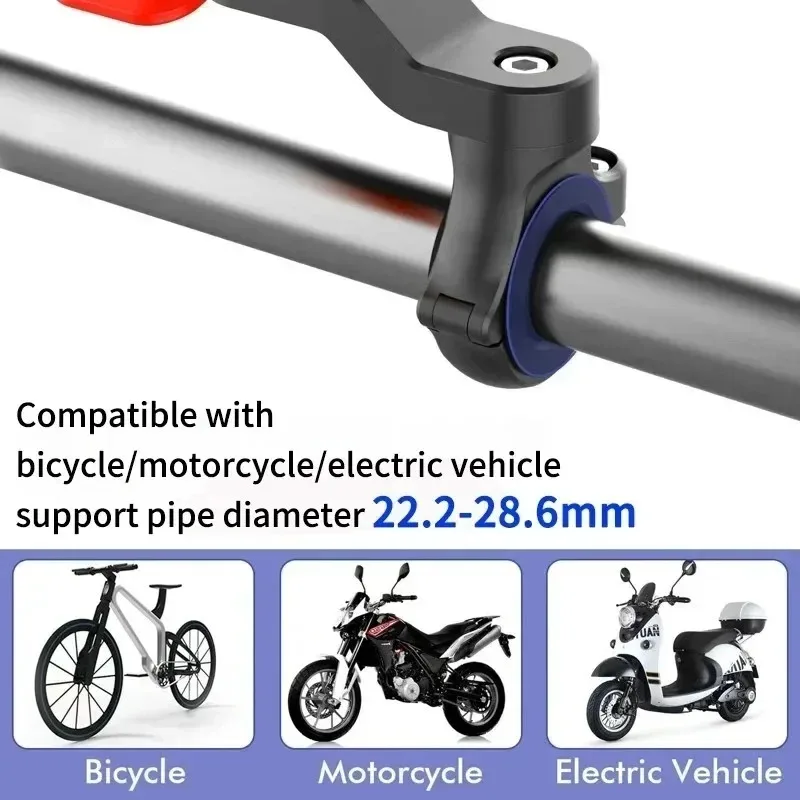 Phone Holder Motorcycle Bike Handlebar Shockproof Navigation Phone Bracket For Xiaomi iPhone Samsung Phone Stand - view 5