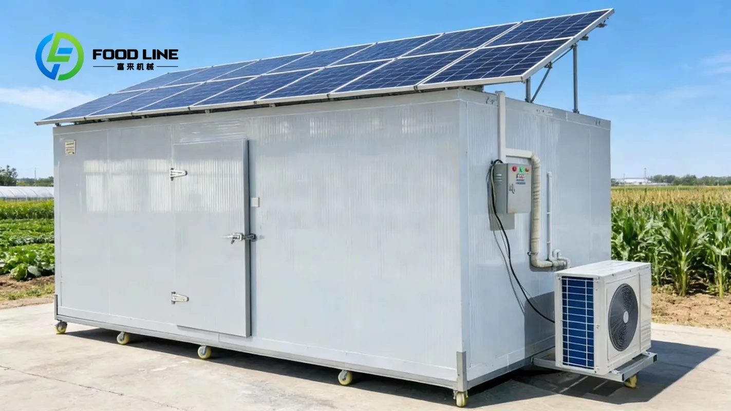 Movable Cold Storage Room Portable Walk In Freezer Solar Powered For Fishery Seafood Market Fresh Keeping