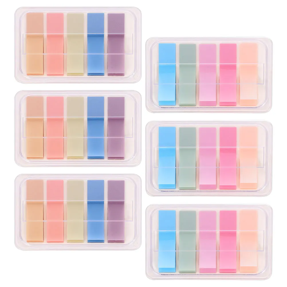 

Colorful Sticky Index Bright Book Annotation Flags Strong Adhesion Reusable Tabs For Notebooks Folders Calendars Easy