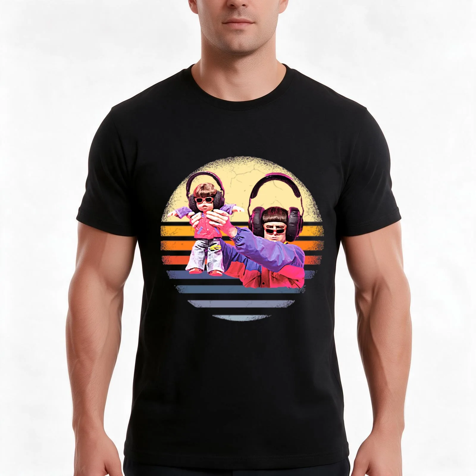 Oliver Tree T-Shirt, Summer Casual Cotton Tee, Oversized Streetwear Tops, Vintage Graphic Print, Loose Fit Short Sleeve