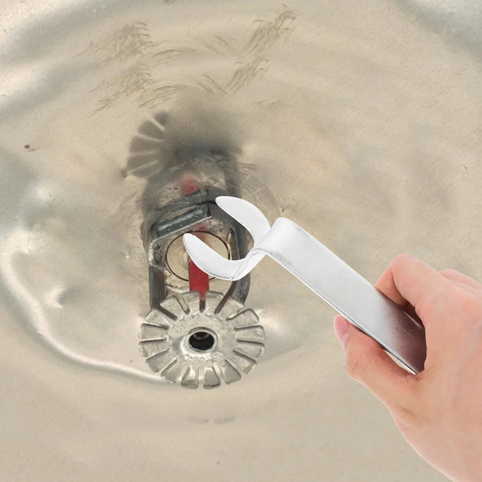 Универсальный гаечный ключ пожарного разбрызгивателя, железный спринклерный инструмент, необходимый для жилых и коммерческих промышленных систем, гаечный ключ