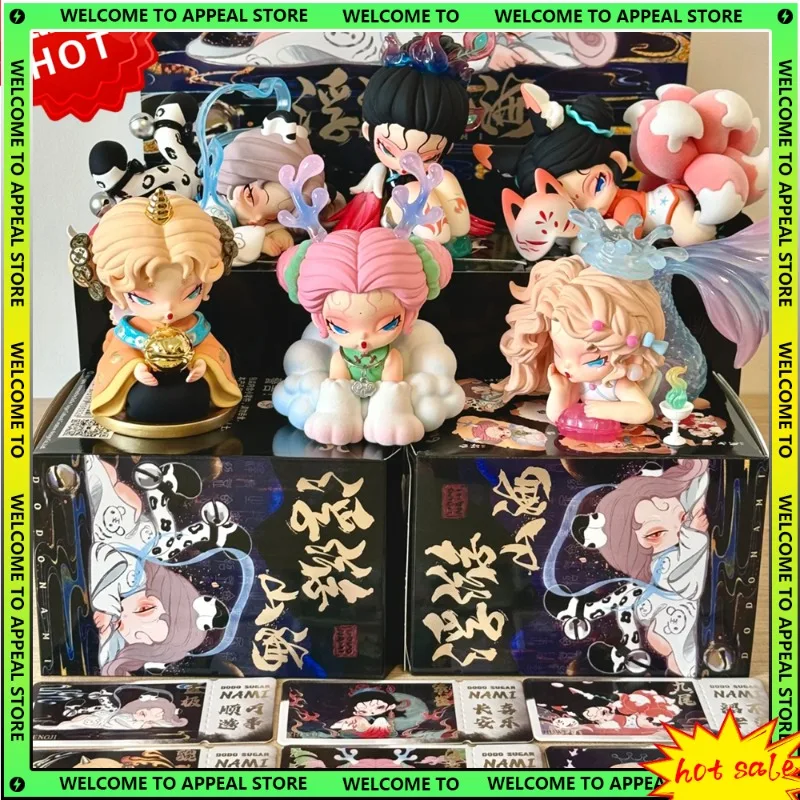 

Dodonami Floating Mountains And Seas Series Blind Box Cute Desktop Ornament Surprise Mystery Box Kids Anime Toy Customized Gifts