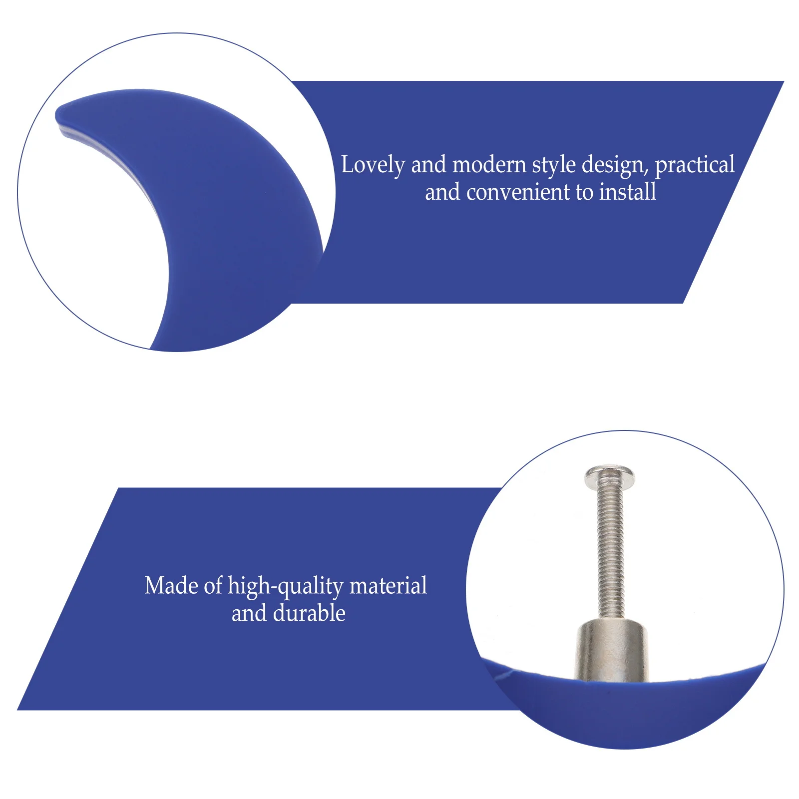 

4Pcs Cartoon Cabinet Door Pull Handles Lovely Small Knobs Durable Wardrobe Drawer Bookcase Pull Handles Furniture