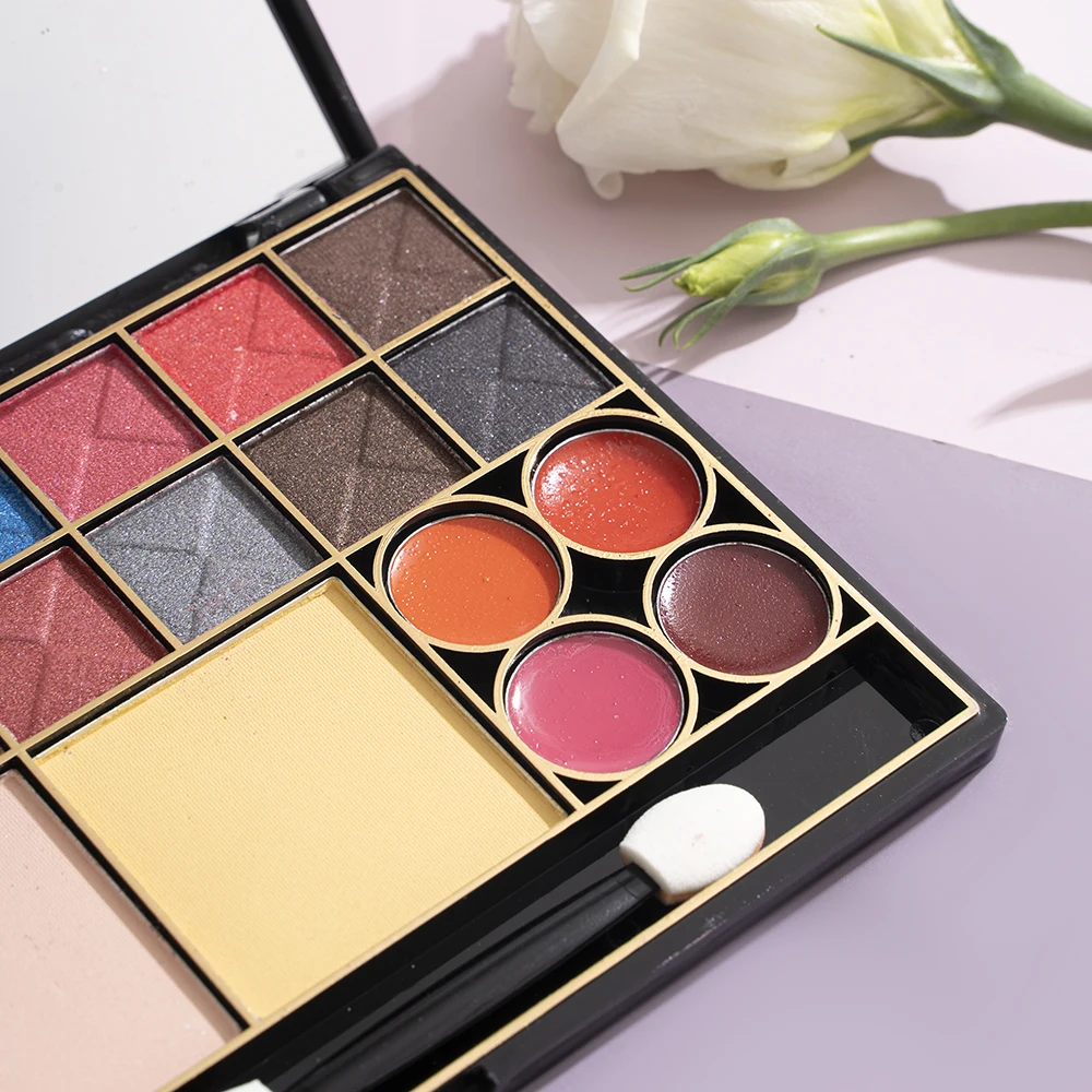 24 Color Eyeshadow Palette Pearlescent Matte Acrylic Transparent Eyeshadow Cosmetics Long-lasting Women's Beauty Cosmetics