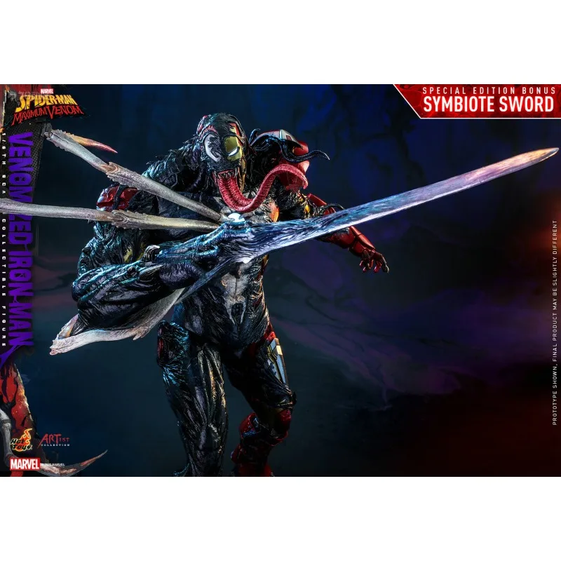 HEISSES SPIELZEUG Osoriginal 1\6 Mobile Puppe ACS 004 Animierter Spider Man: Maximal Venom Venom Iron Man Anime Actionfigur Modellspielzeug