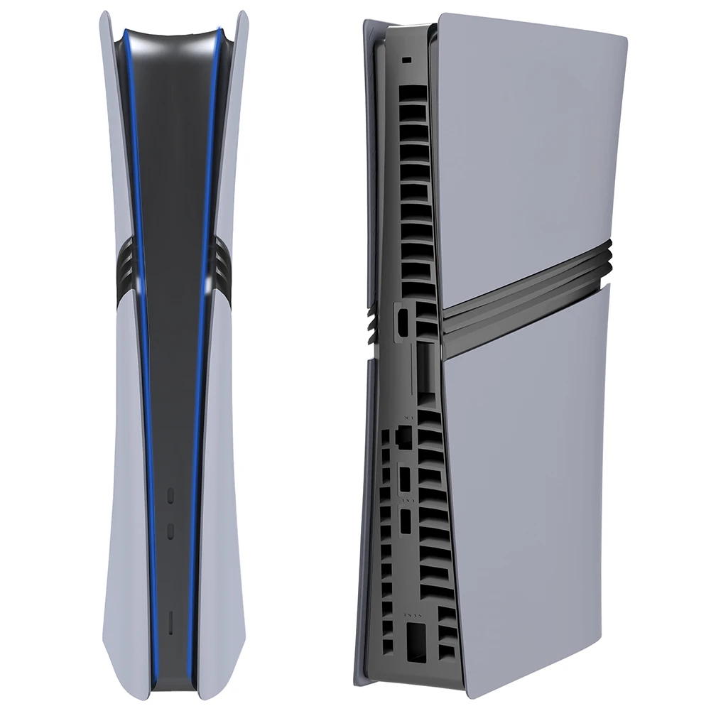 غطاء وحدة التحكم بلوحة الوجه المضادة للخدش البلاستيك قشرة صلبة لوحة جانبية شل غطاء حماية لقرص PS 5 Pro/الإصدار الرقمي