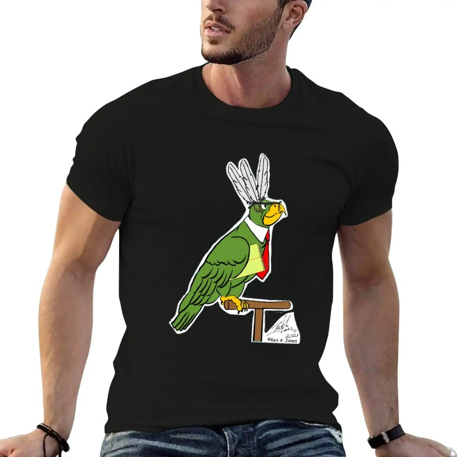 Oscar as a Secretary Bird T-Shirt summer top plus size clothes luxury clothes men