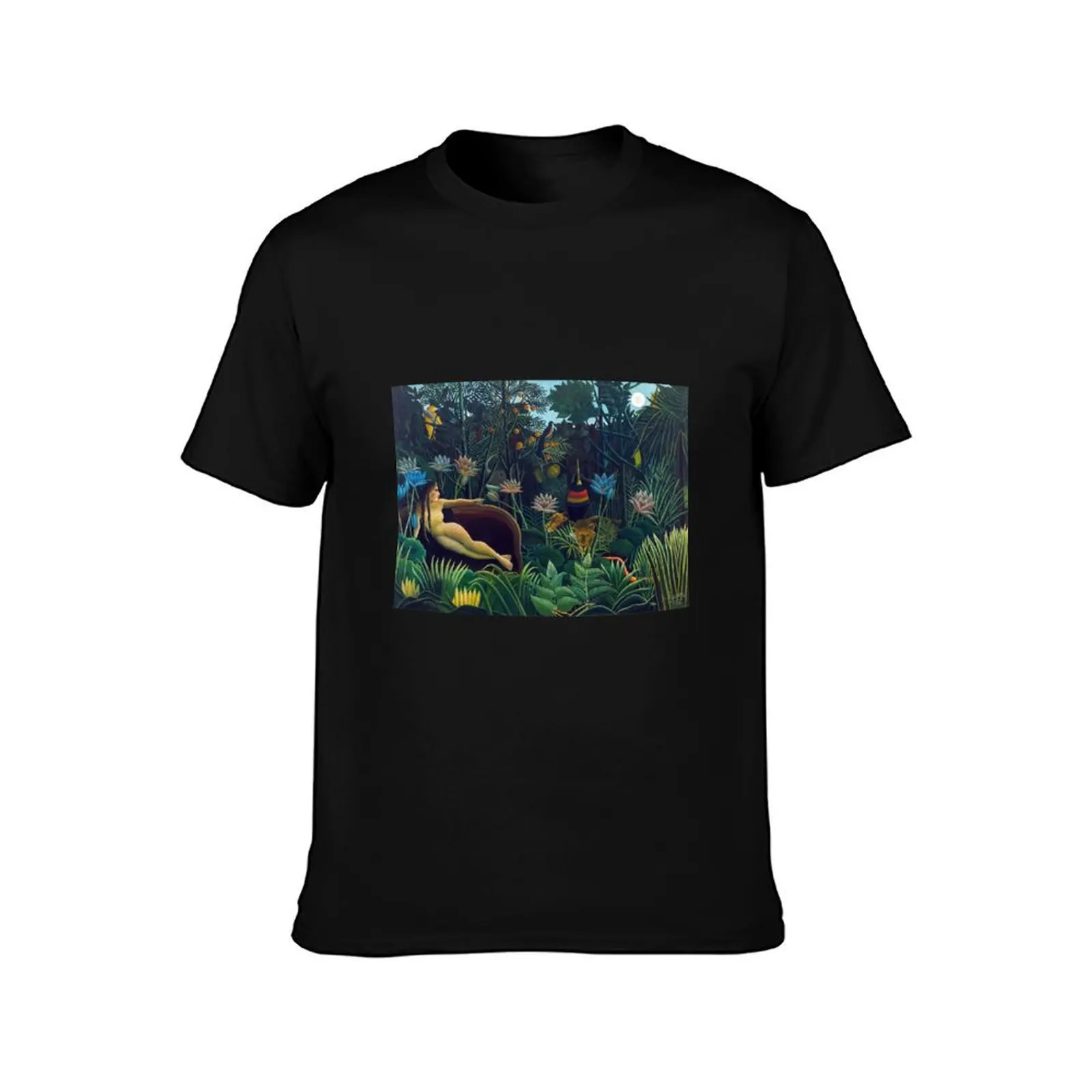 Henri Rousseau - The Dream / Le Reve T-Shirt oversized cheap stuff men workout shirt