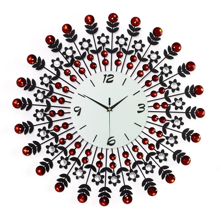 

Wholesale Price Iron Home Decoration Creative Living Room Clock Home Decoration Hot Selling