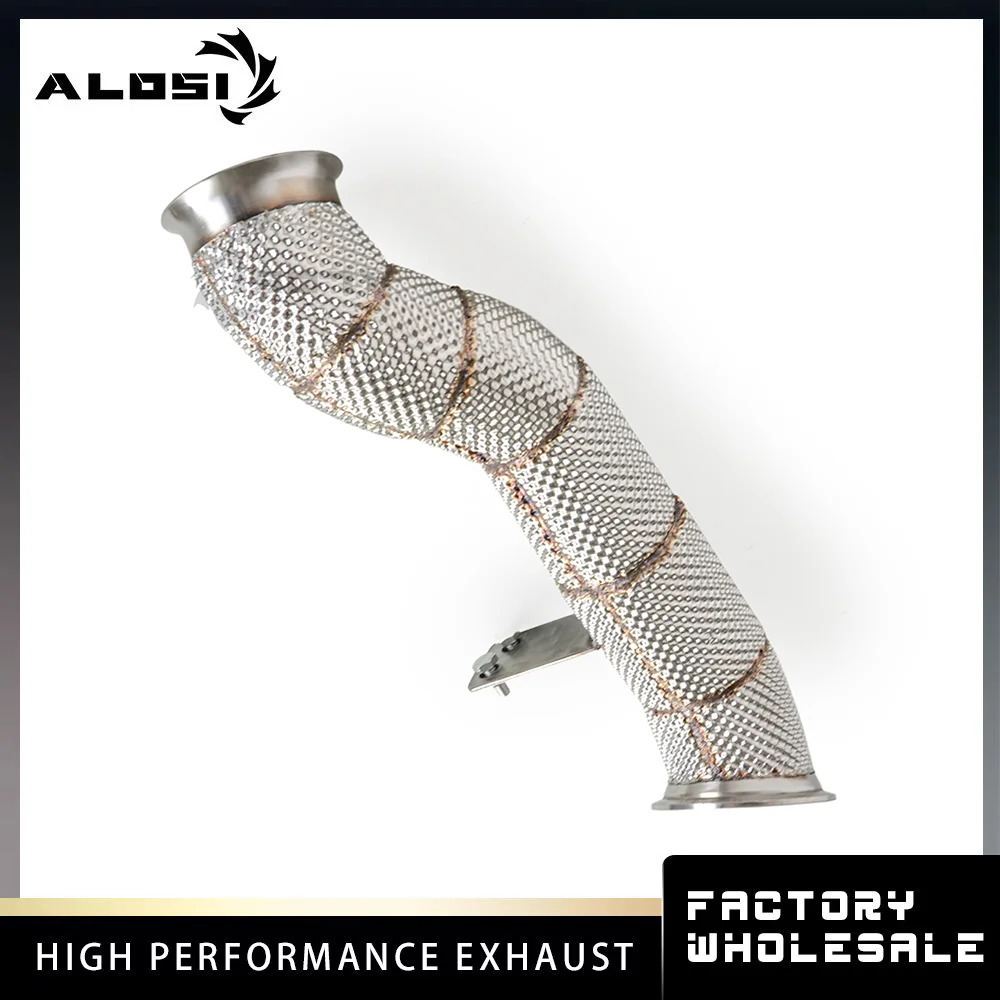High-Performance Exhaust Down Pipe for Mercedes-Benz GLC200 GLC250 GLC300 2.0T M274 (X253) 2015-2019 Perfect Fit