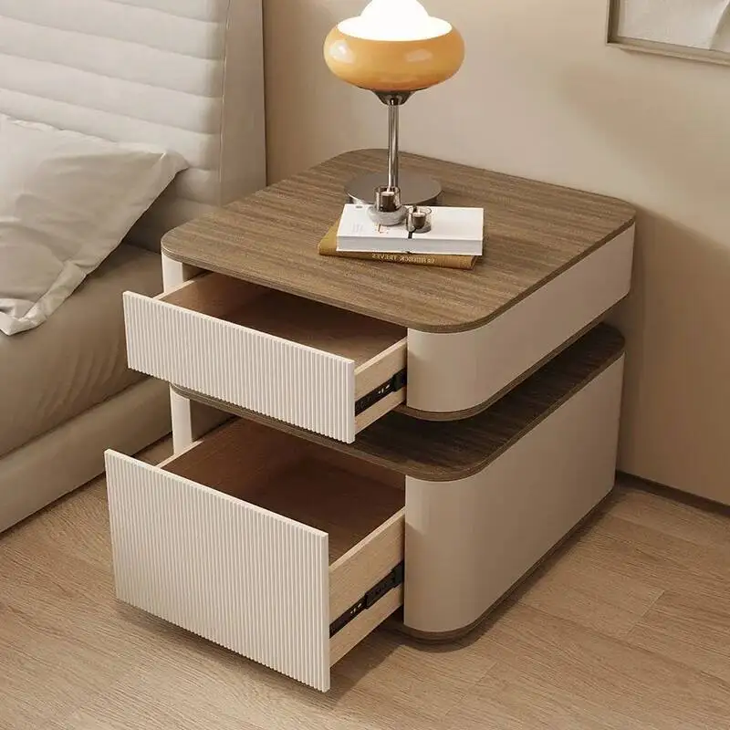 

Aesthetic Bedside Minimalist Simple Table With Drawers Nordic Storage Nightstand Space Saving Mesa De Noche Bedroom Furniture
