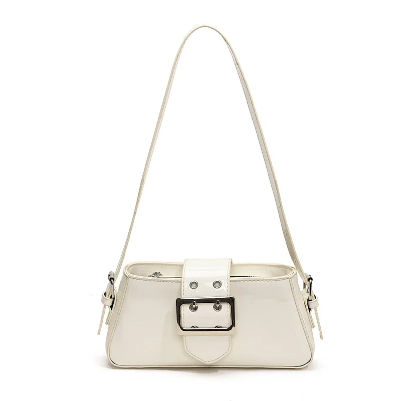 Umhängetasche mit Metallschnalle 2025, strukturierte Umhängetasche, minimalistische Tag-zu-Nacht-Tragetasche, schicke Umhängetasche, vielseitige Tasche mit Griff oben