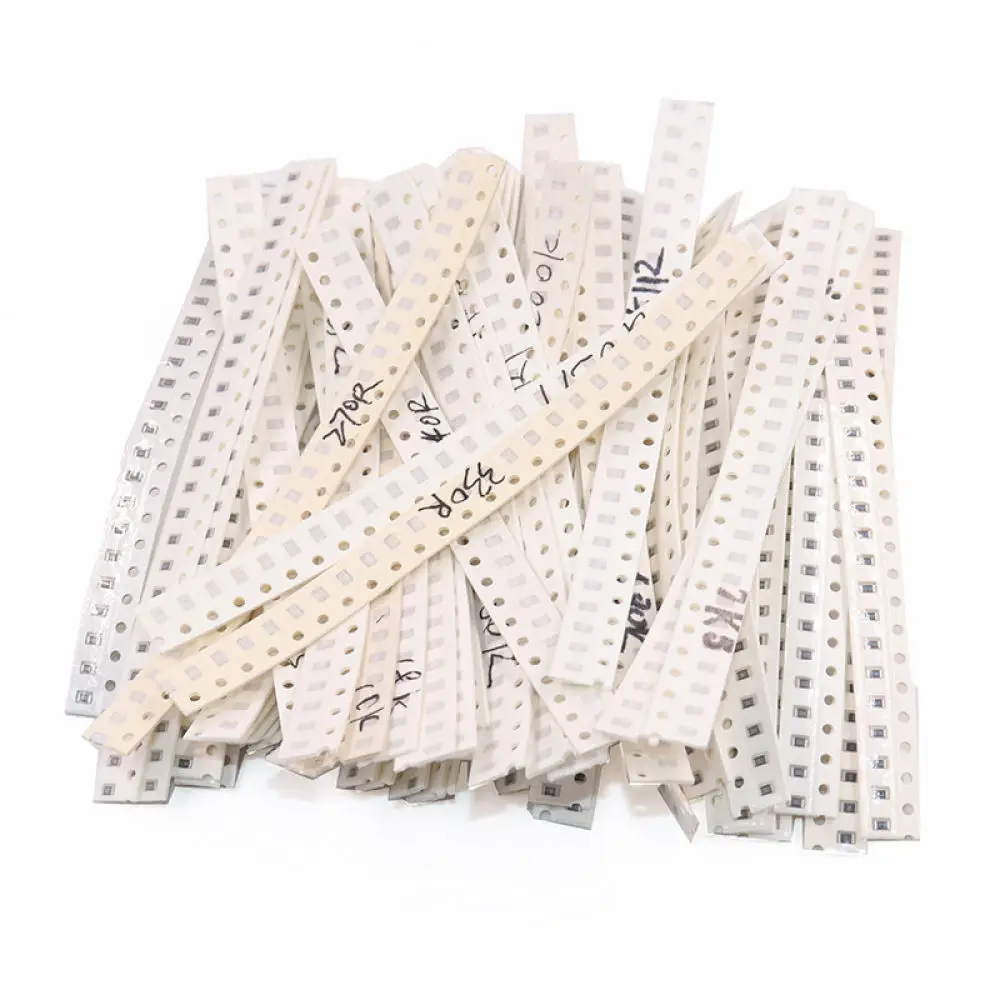 1500 0805 Chip Resistor Electronics Kit 60 Values 0 Ohm To 10M Ohm 1 Percent Accurate Smd Parts For Diy Hobbyist Repair Tools