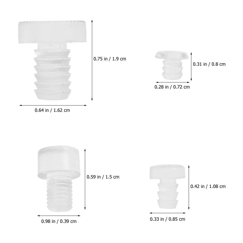200pcs Clear Furniture Bumpers for Cabinet Doors Drawers Glass Tables – Silent Flexible Protection