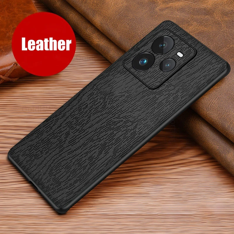 Fundas For Oppo Realme GT7 Pro Wood Texture Leather Phone Case Cover For Realme GT 7 6 5 Pro Ultra Slim Soft Bumper Phone Cover