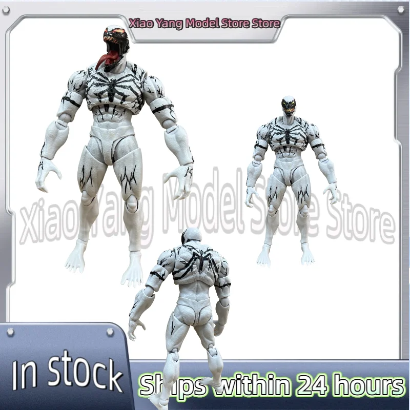 

В наличии, отправка в течение 24 часов, отечественная фигурка SHF White Symbiote Extraordinary Poseable (белый симбиот)