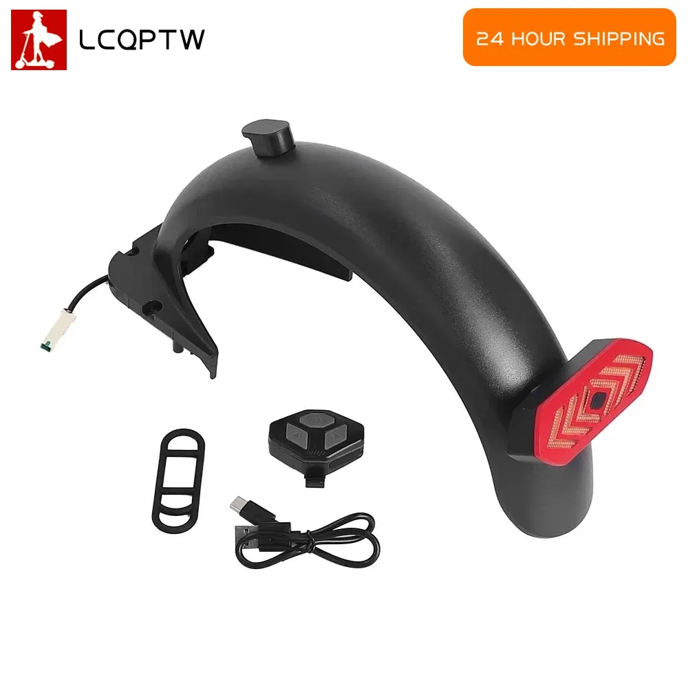 Richtingaanwijzer Spatbord Kit voor Ninebot Max G30 Elektrische Scooter Lamp Draadloze Led Afstandsbediening Verlichting Achterspatbord + Achterlicht Accessoire