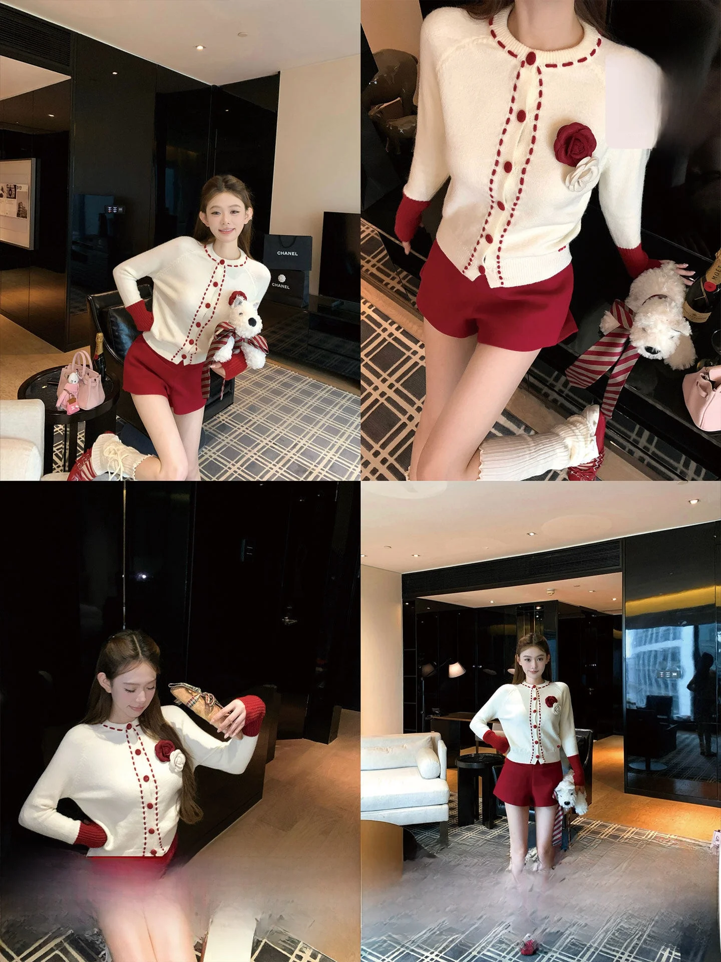 

Стильный вязаный кардиган Cisas Color Blo Ele Small Fraance Sle для повседневной носки осенью и зимой