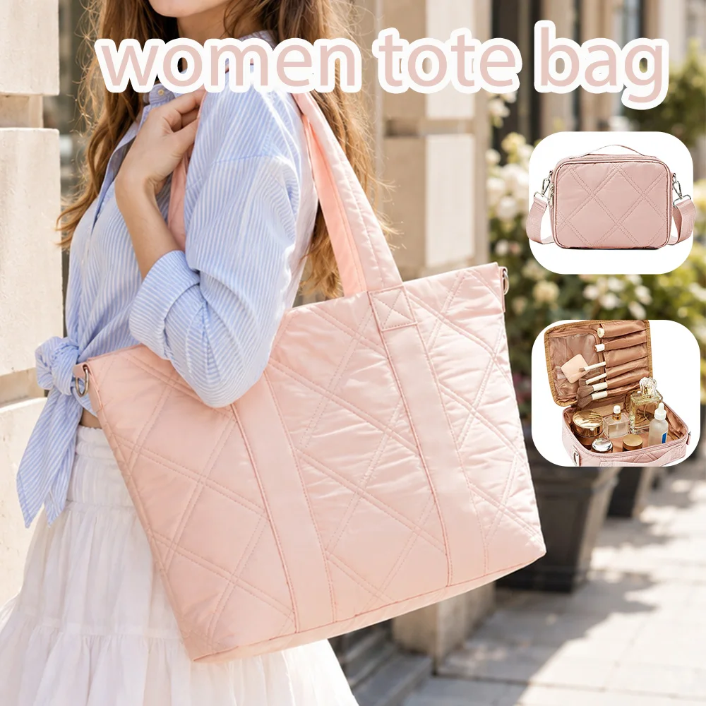 

Shoulder Bag For Women Large Capacity Tote Bag Handbags Female Commuting Bag Fashion Backpack, Travel Bag Sends Cosmetic Bags