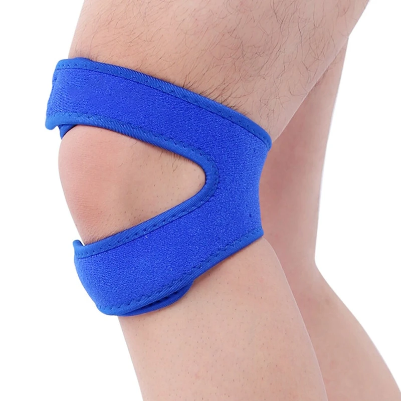 Sports Kneepad Double Patellar Knee Strap Brace Pad Protector Open Knee Wrap Strap Band Patella Tendon Support