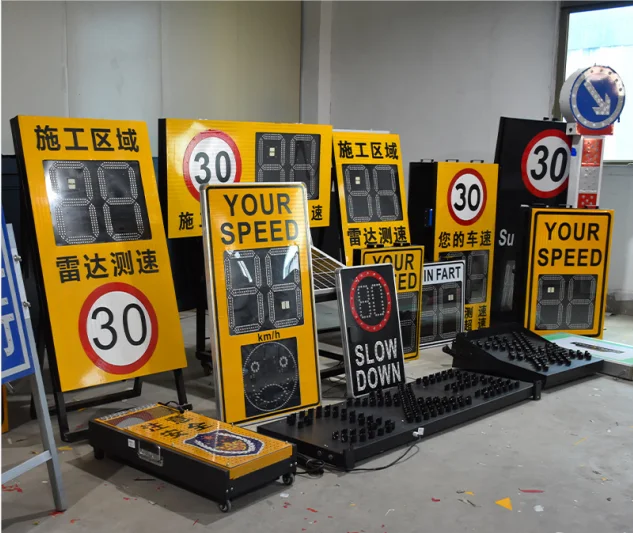 Outdoor radar Speed Gun for Sale Solar Panel Camera Speed Display radar Traffic Sign