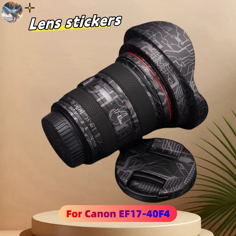 

for Canon EF17-40F4 Camera Lens stickers, precision cut wear-resistant protective film, DIY skin