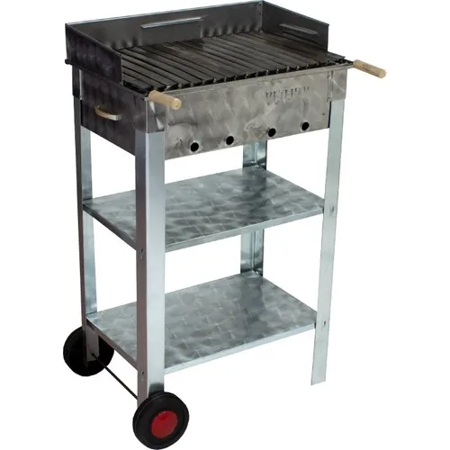 Metehan Mth-7 Outsize Size Groined Lama Latticed Barbecue 2 Wheel