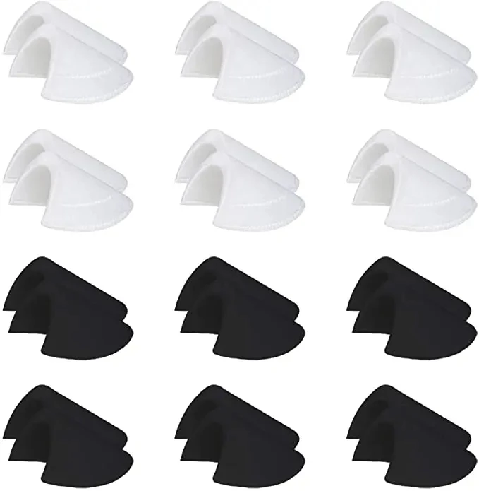 6/9/12Pairs 1/2'' Sewing Shoulder Pads Women Men Shoulder Pads Foam Pads For Knitwear Blazer Coat T-Shirt Clothing Garment image 3