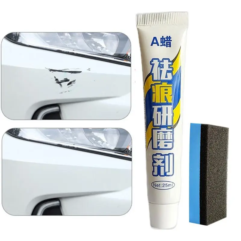 

Car Paint Scratch Wax 0.84oz Car Scratch Repair Polishing Wax With Sponge Tool Auto Polish And Paint Restorer Easily Repair