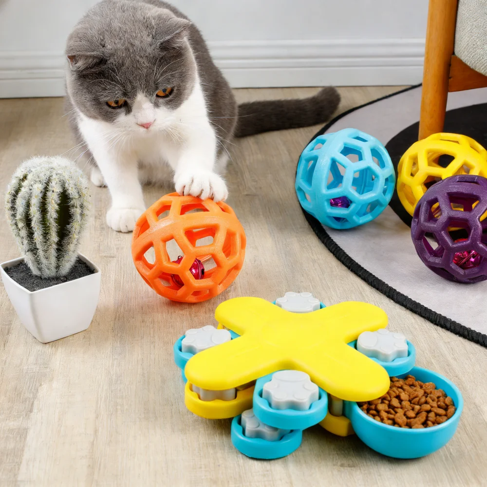 Hundehohles Ballspielzeug, Gummi-Kauspielzeug für Hunde, Reinigung der Zähne, Backenzahn, bissfestes Spielzeug mit Glocke, Welpen-Trainingsspiel – Detail 5